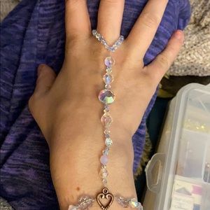 Swarovski finger bracelet